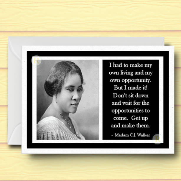 Madam C.J. Walker Fridge Magnet