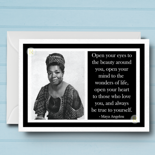 Maya Angelou Card B